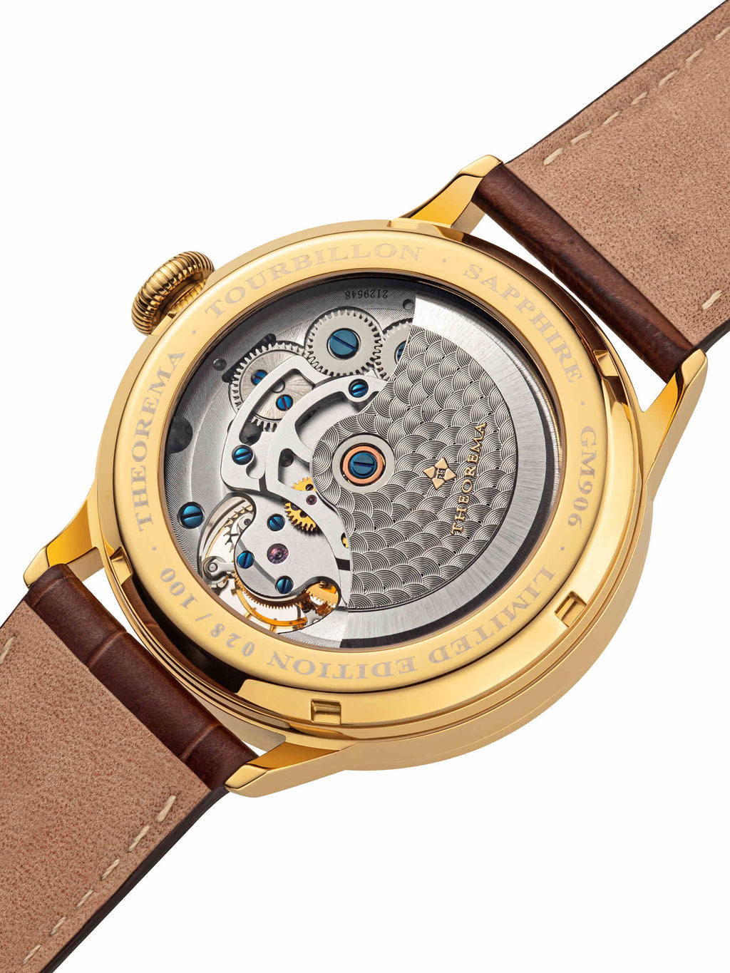 Bern Automatic Tourbillon Theorema - GM-906-3 | GOLD | Handmade Watch