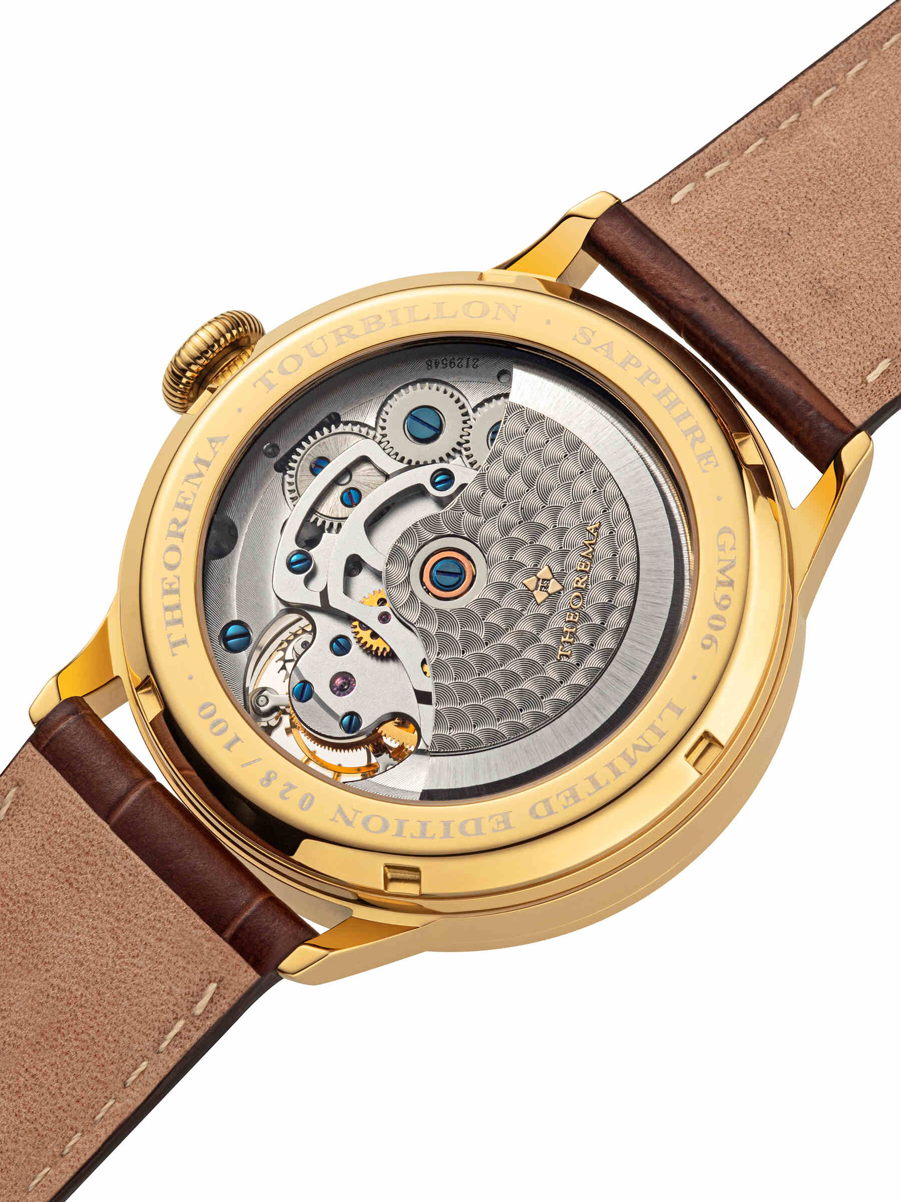 Bern Automatic Tourbillon Theorema - GM-906-3 | GOLD | Handmade Watch