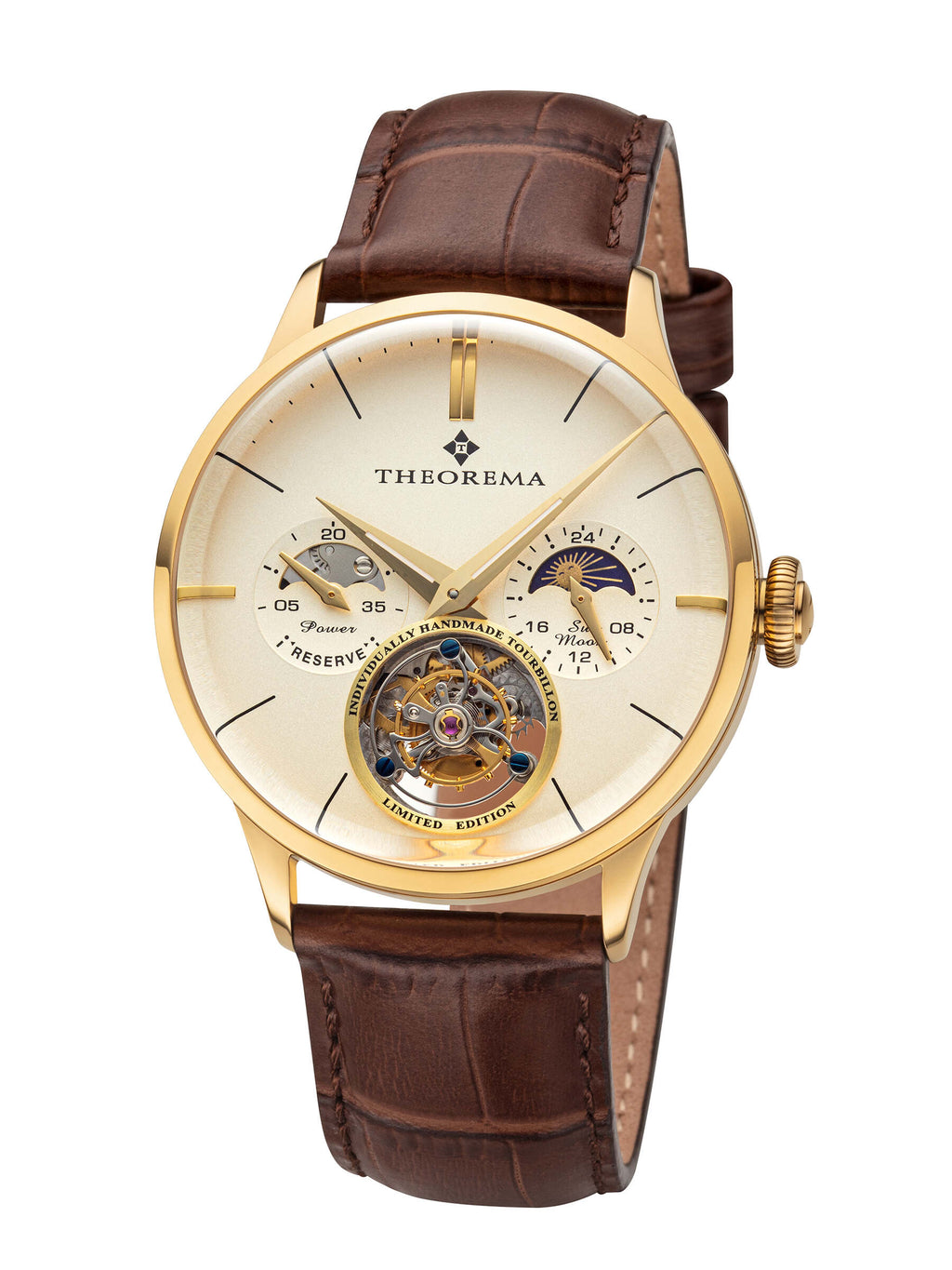 Bern Automatic Tourbillon Theorema - GM-906-3 | GOLD | Handmade Watch