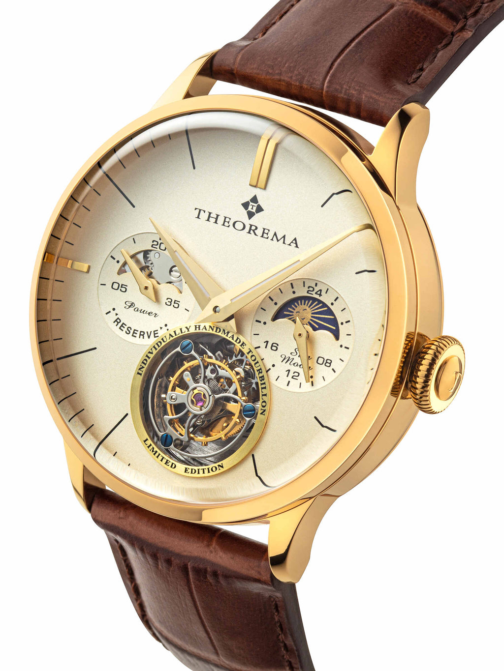 Bern Automatic Tourbillon Theorema - GM-906-3 | GOLD | Handmade Watch