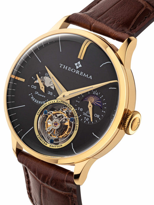 Bern Automatic Tourbillon Theorema - GM-906-4 | GOLD | Handmade Watch