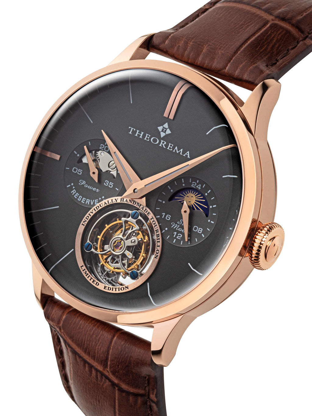 Bern Automatic Tourbillon Theorema - GM-906-5 | ROSE | Handmade Watch