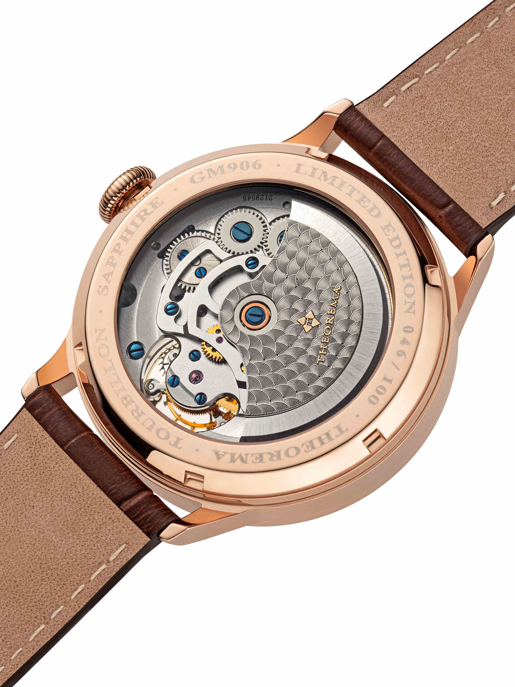 Bern Automatic Tourbillon Theorema - GM-906-5 | ROSE | Handmade Watch