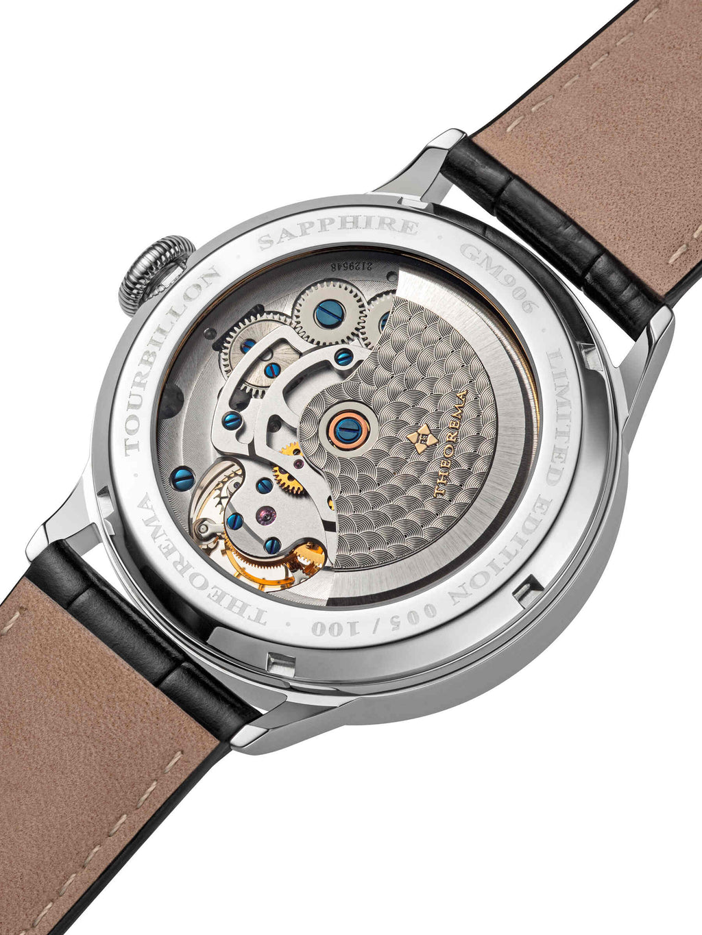 Bern Automatic Tourbillon Theorema - GM-906-1 | Silver | Handmade Watch