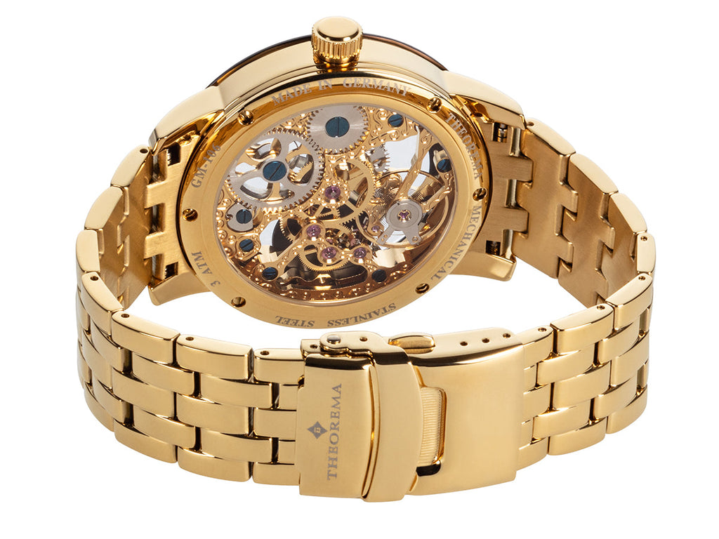 See-through Skeleton Toronto by Theorema, Germany - GM-106-9 |Gold|