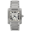 Cartier Tank Francaise 28x32mm White Dial Watch Reference #W51002Q3