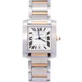 Cartier Tank Francaise 25mm Ivory Dial Watch Ref#W51005Q4