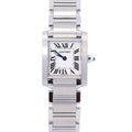 Cartier Tank 20mm White Dial Watch Ref# W51008Q3
