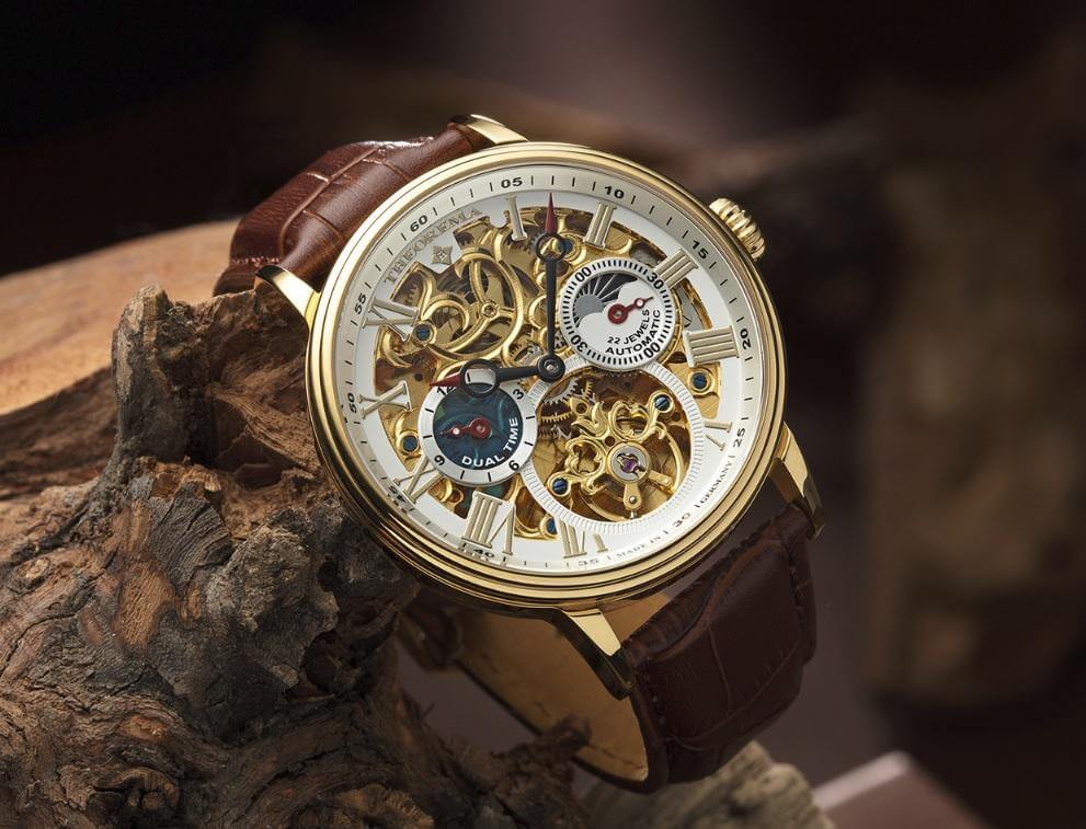 Dual-time Copenhagen by Theorema Germany GM-111-3 |Gold|