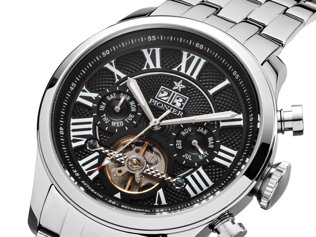 Automatic Havana P7001-7| Silver | Pionier Germany