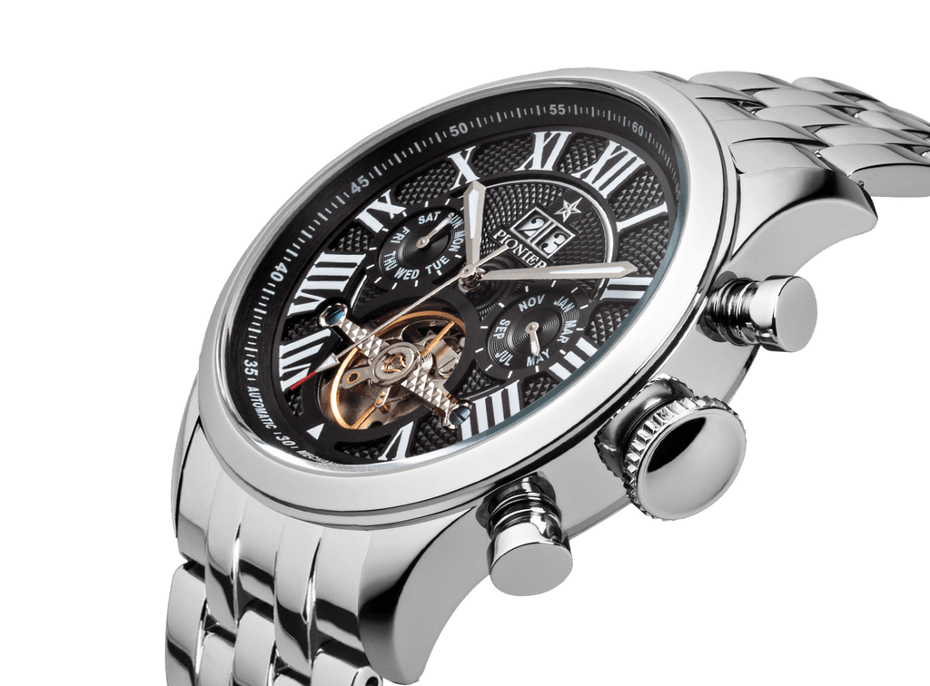 Automatic Havana P7001-7| Silver | Pionier Germany
