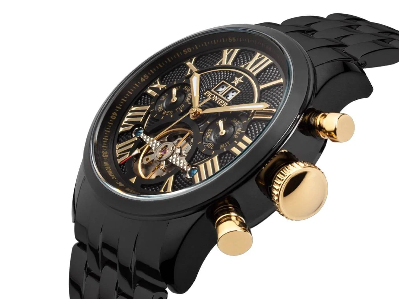 Automatic Havana P7001-9 | Black | Pionier Germany