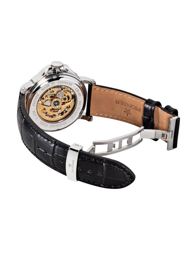 ARUBA Pionier GM-507-1 | Silver | Made in Germany date watch