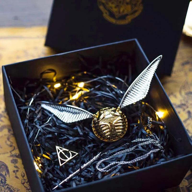 Diyion | Magical Harry Potter Golden Snitch Ring (Free Box)