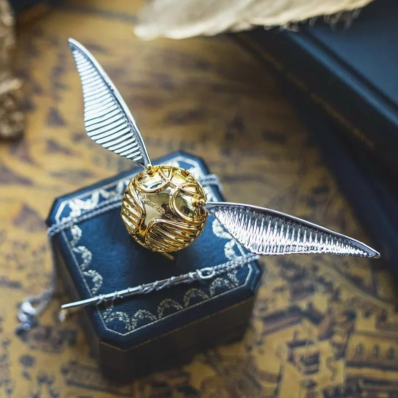 Diyion | Magical Harry Potter Golden Snitch Ring (Free Box)