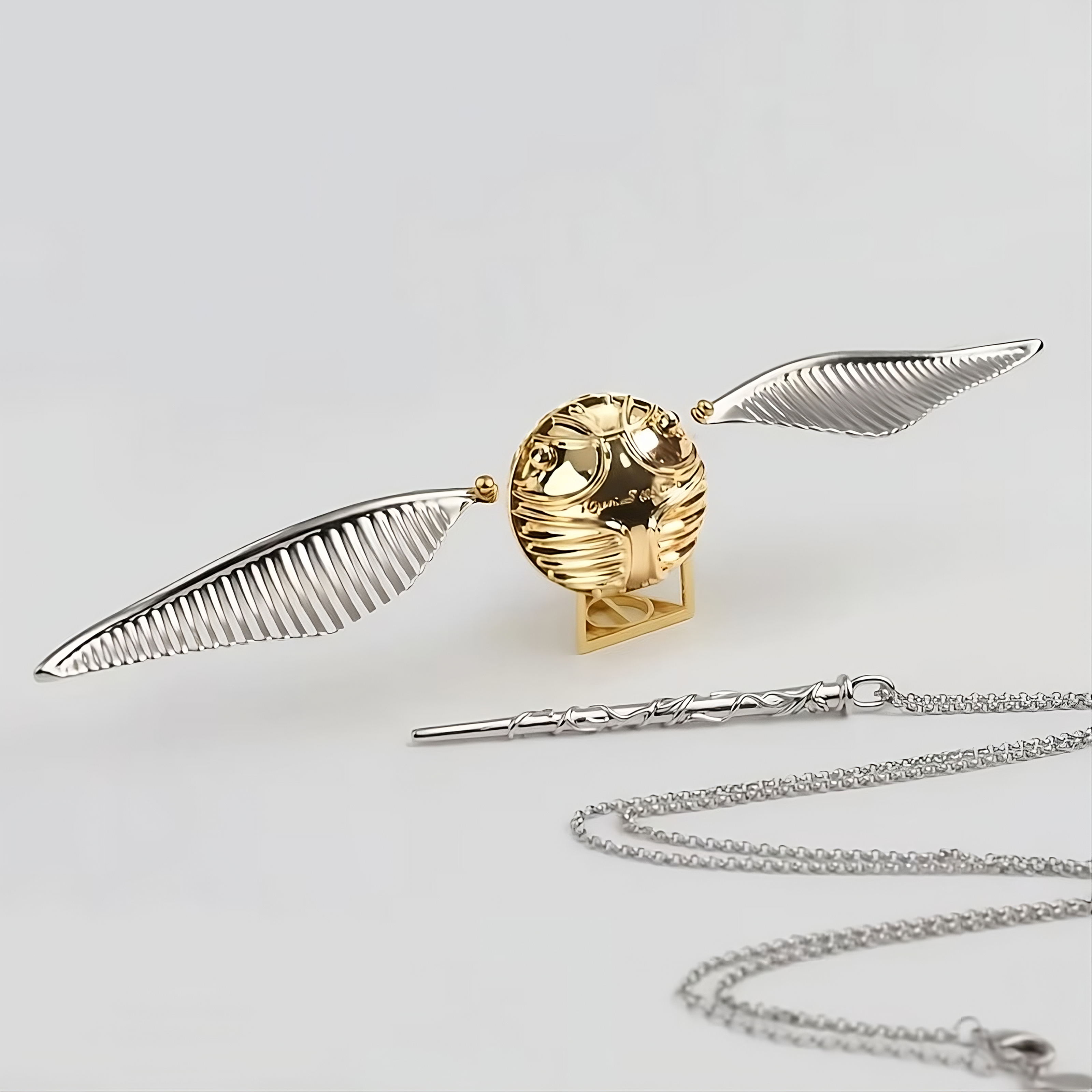 Diyion | Magical Harry Potter Golden Snitch Ring (Free Box)