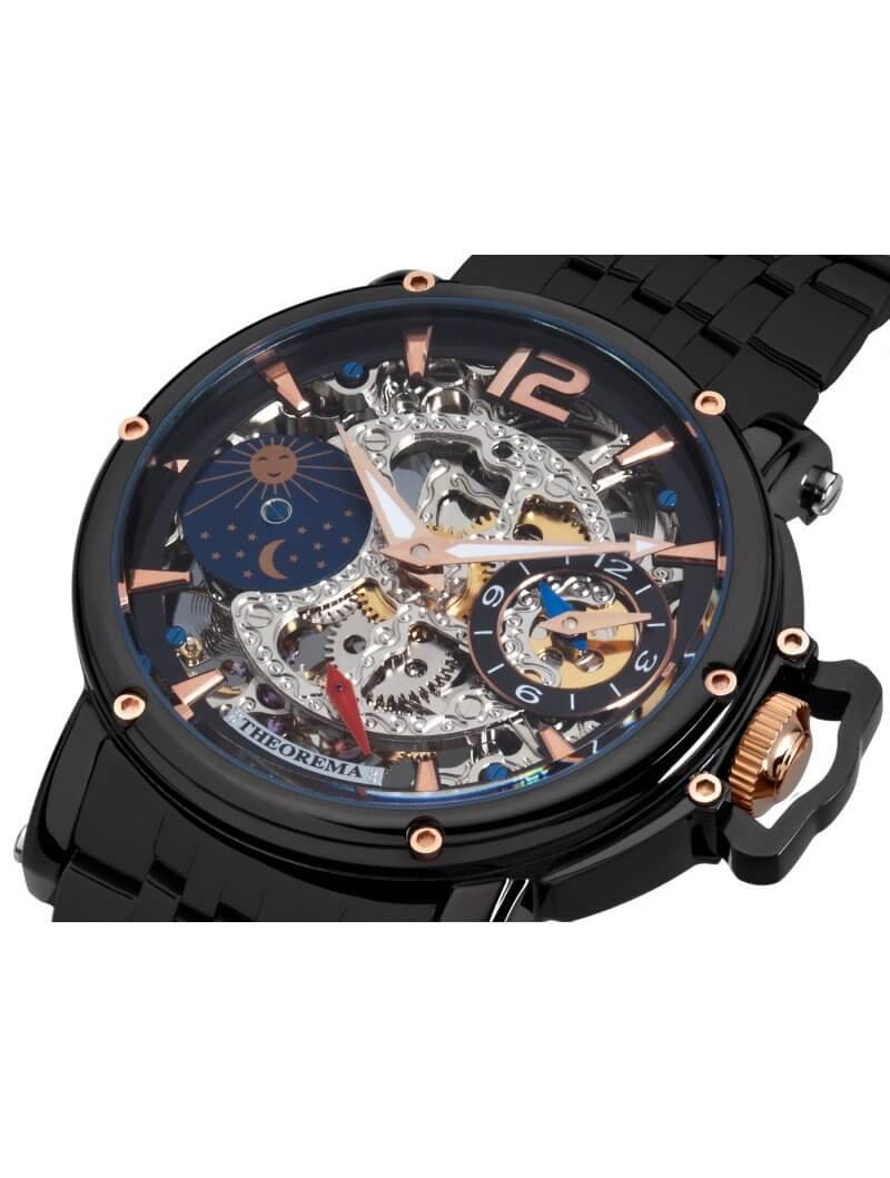 Dual-time Copacabana GM-104-9 |Black| by Theorema, Germany