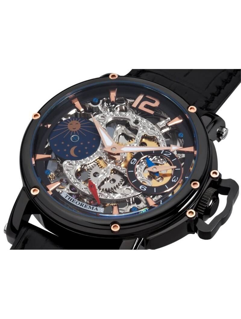 Dual-time Copacabana GM-104-3 |Black| by Theorema, Germany