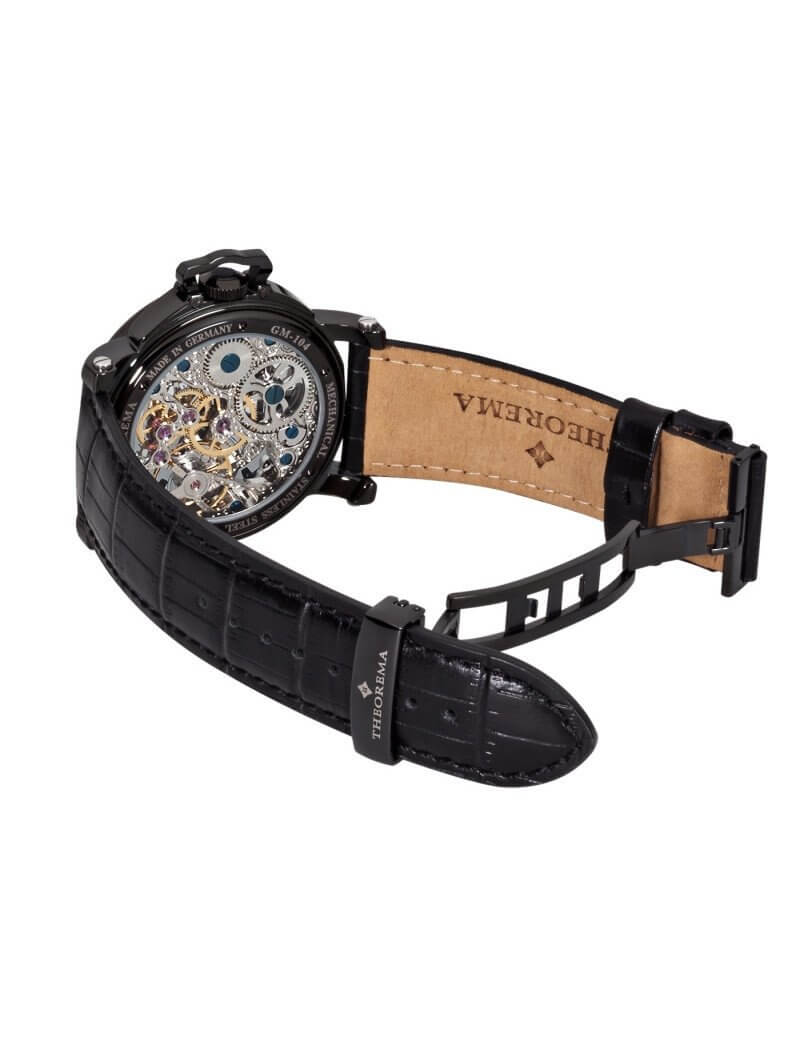 Dual-time Copacabana GM-104-3 |Black| by Theorema, Germany