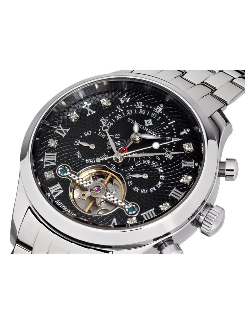 Automatic Damascus T3008-6 | Silver | Theorema Germany