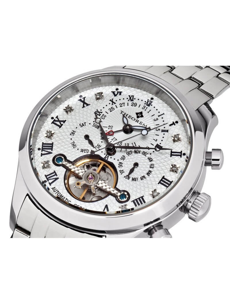 Automatic Damascus T3008-5 | Silver | Theorema Germany
