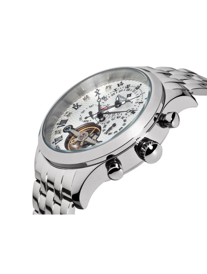 Automatic Damascus T3008-5 | Silver | Theorema Germany