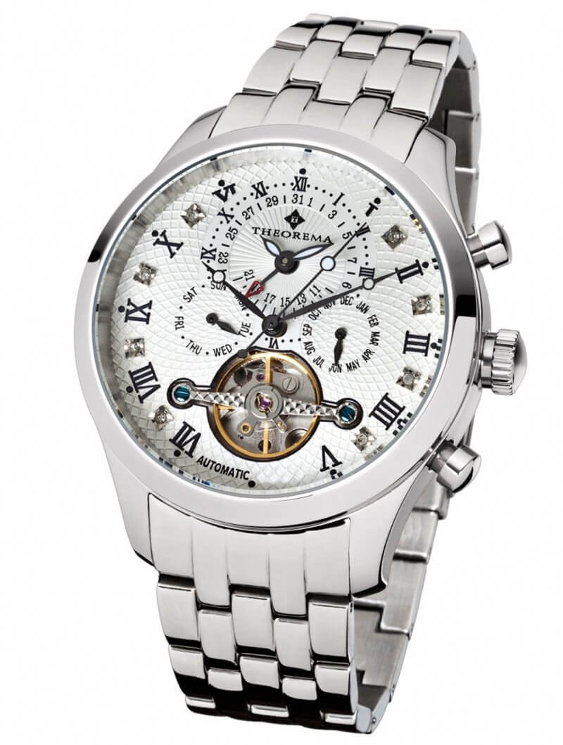 Automatic Damascus T3008-5 | Silver | Theorema Germany