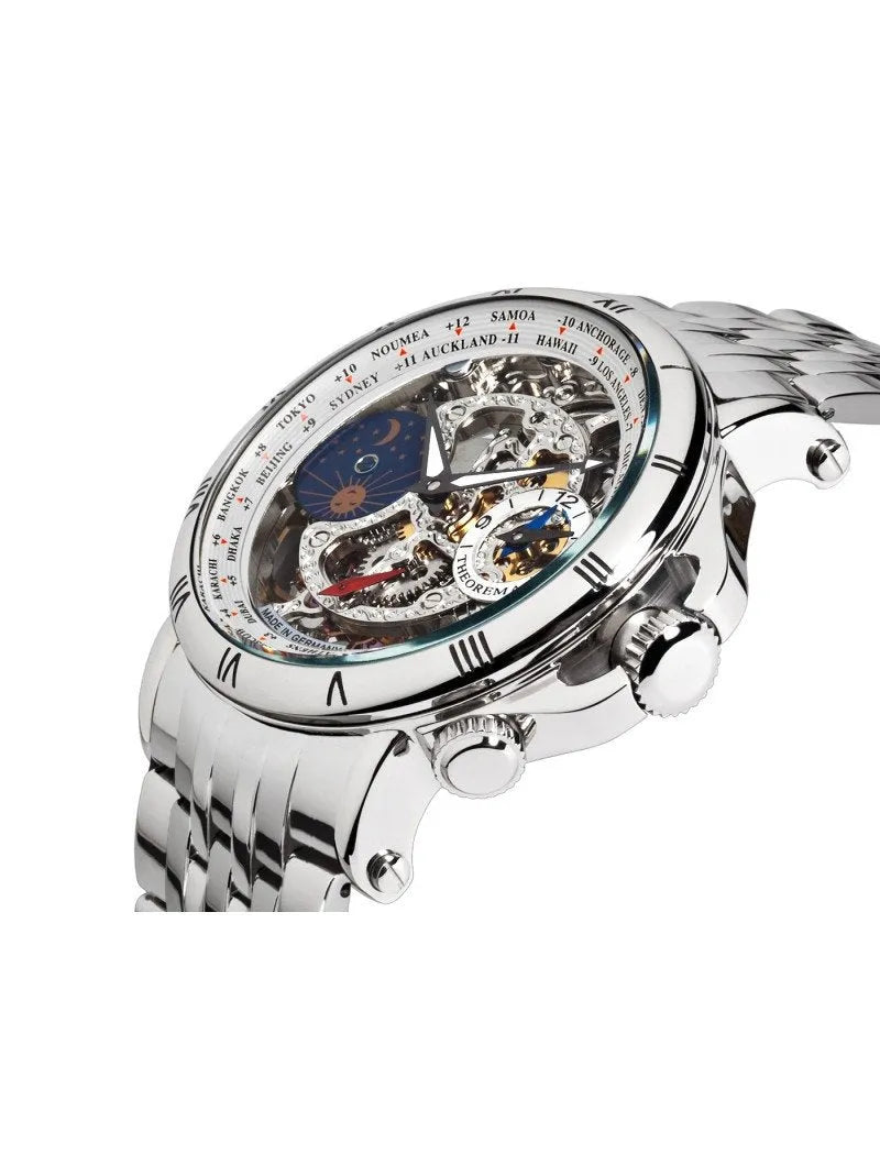 Dual-Time Sao Paulo GM-103-6 | Silver | Theorema, Germany