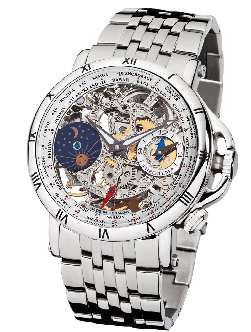 Dual-Time Sao Paulo GM-103-6 | Silver | Theorema, Germany